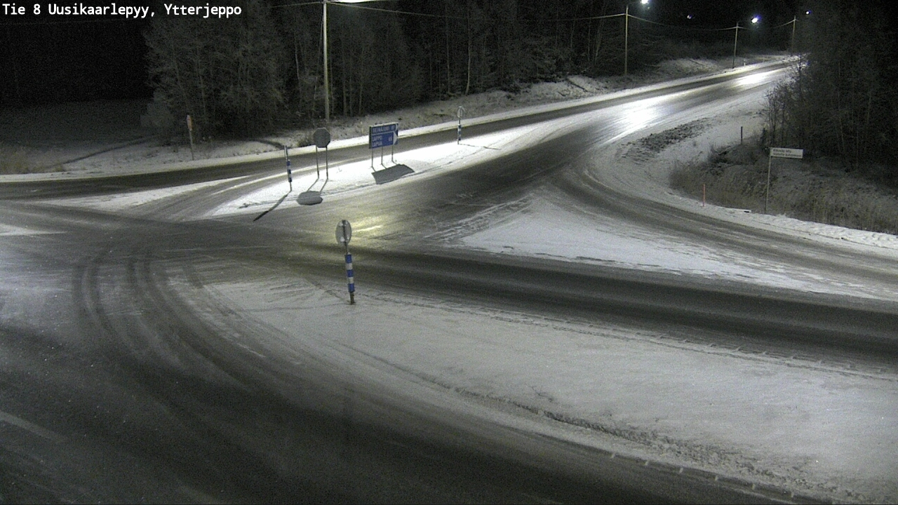 Kelikamerat Kuva Tie 8 Uusikaarlepyy, Ytterjeppo, Uusikaarlepyy, Pohjanmaa