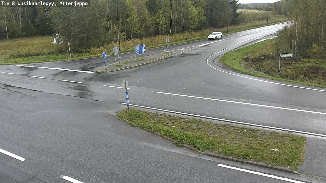 Weather Camera Image Road 8 Uusikaarlepyy, Ytterjeppo, Uusikaarlepyy, Pohjanmaa