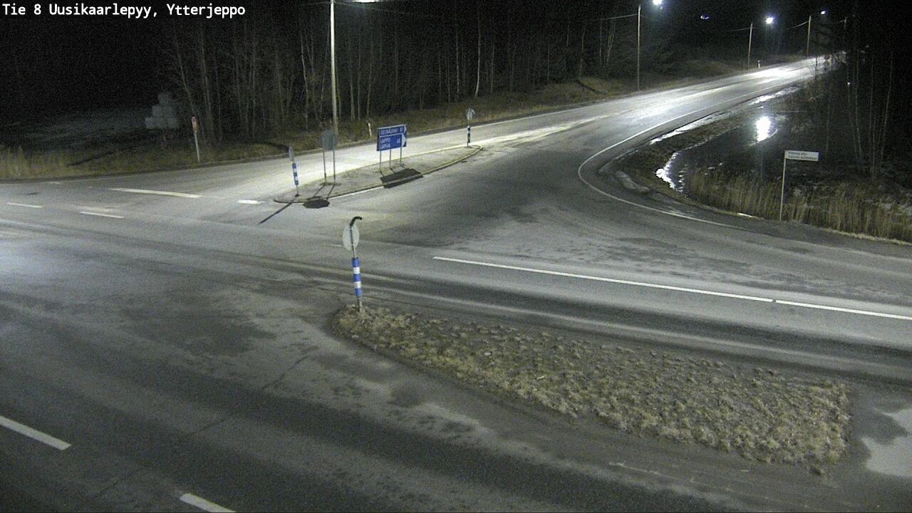 Weather Camera Image Väg 8 Nykarleby, Ytterjeppo, Uusikaarlepyy, Pohjanmaa
