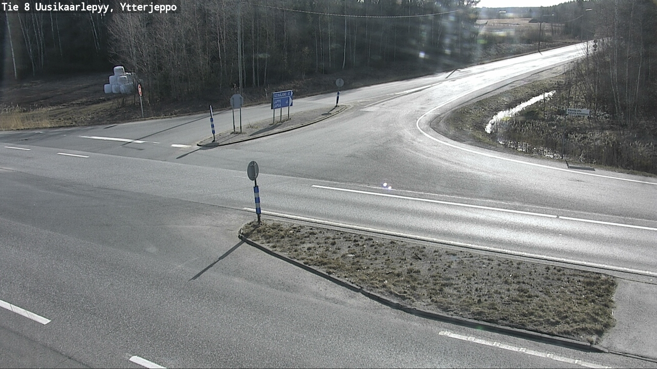 Weather Camera Image Väg 8 Nykarleby, Ytterjeppo, Uusikaarlepyy, Pohjanmaa