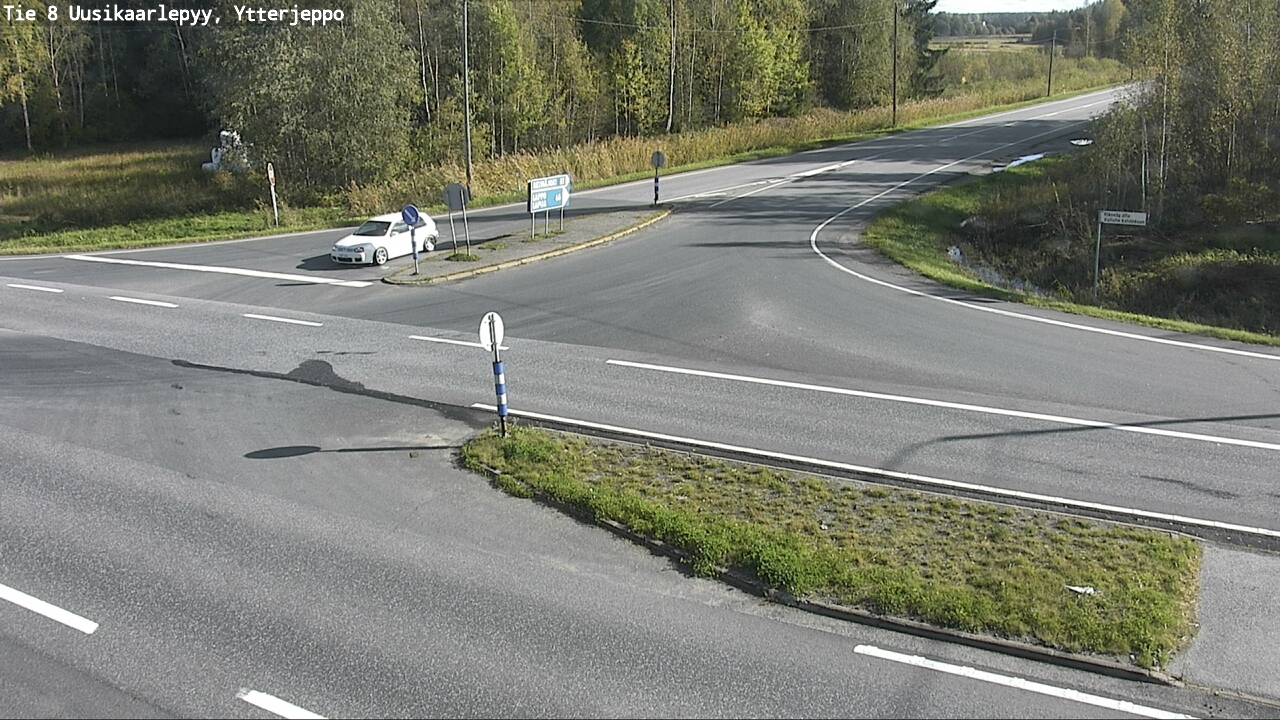Weather Camera Image Road 8 Uusikaarlepyy, Ytterjeppo, Uusikaarlepyy, Pohjanmaa