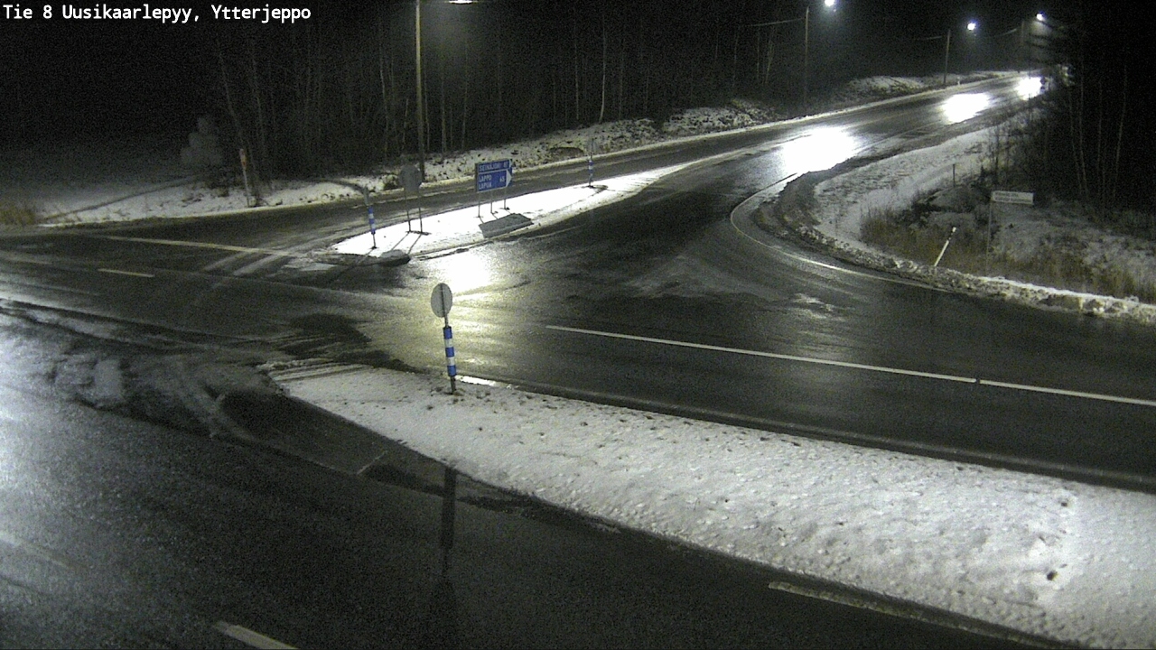 Weather Camera Image Väg 8 Nykarleby, Ytterjeppo, Uusikaarlepyy, Pohjanmaa