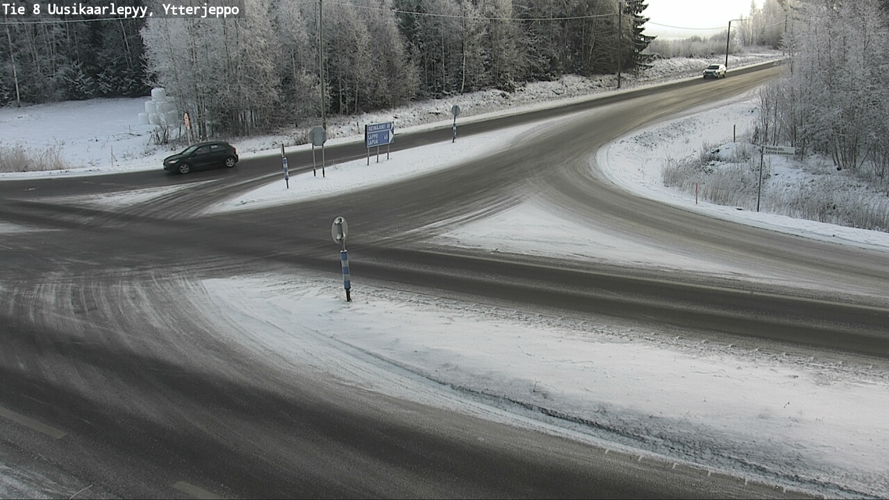 Weather Camera Image Väg 8 Nykarleby, Ytterjeppo, Uusikaarlepyy, Pohjanmaa