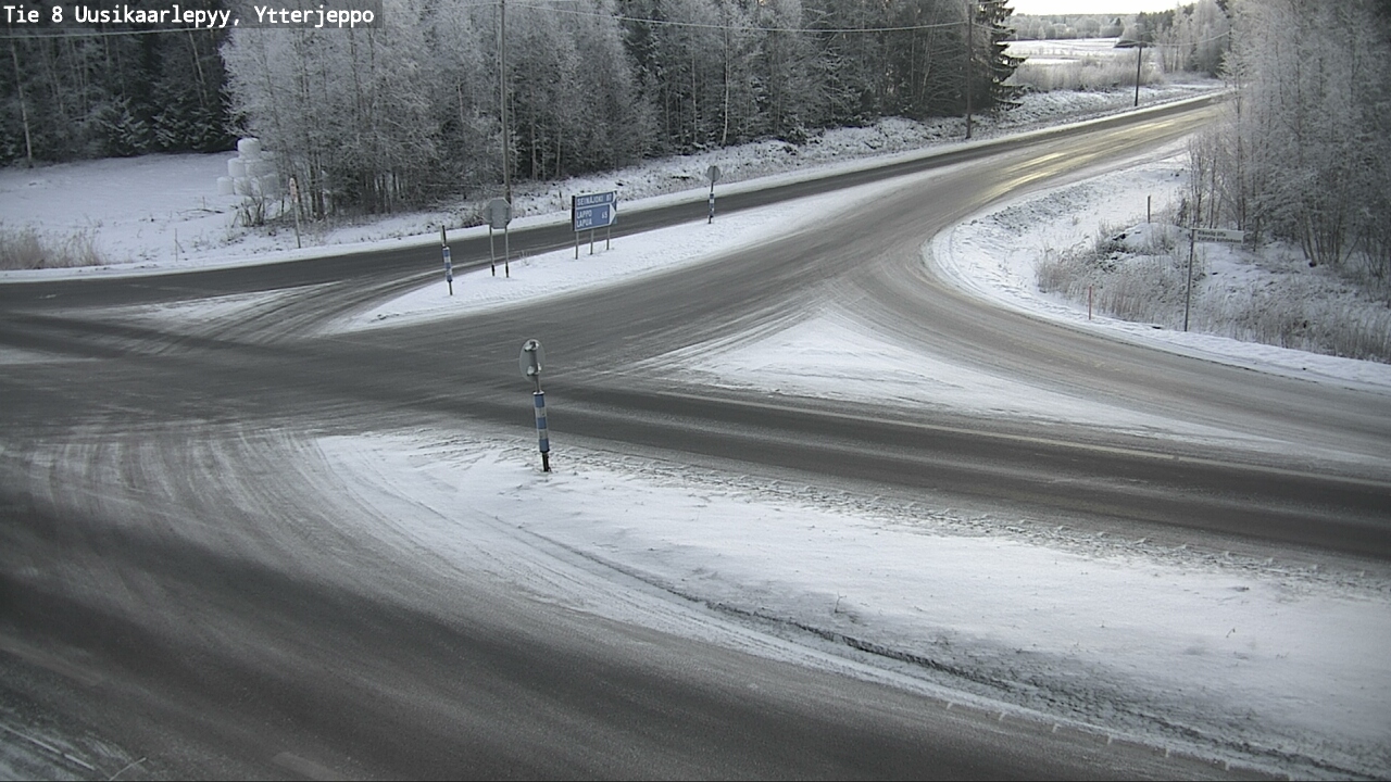 Kelikamerat Kuva Tie 8 Uusikaarlepyy, Ytterjeppo, Uusikaarlepyy, Pohjanmaa