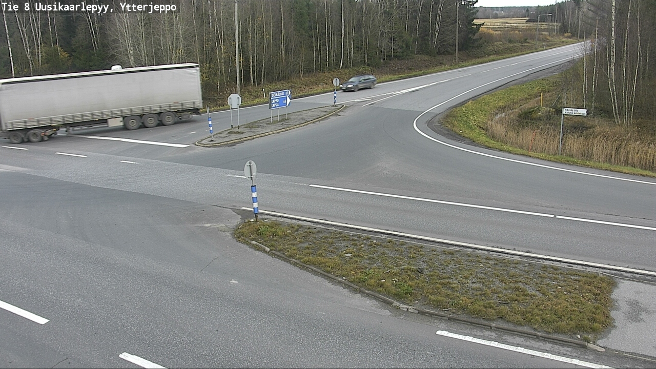 Kelikamerat Kuva Tie 8 Uusikaarlepyy, Ytterjeppo, Uusikaarlepyy, Pohjanmaa