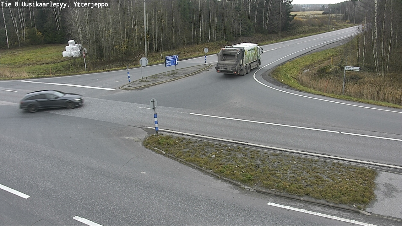 Kelikamerat Kuva Tie 8 Uusikaarlepyy, Ytterjeppo, Uusikaarlepyy, Pohjanmaa