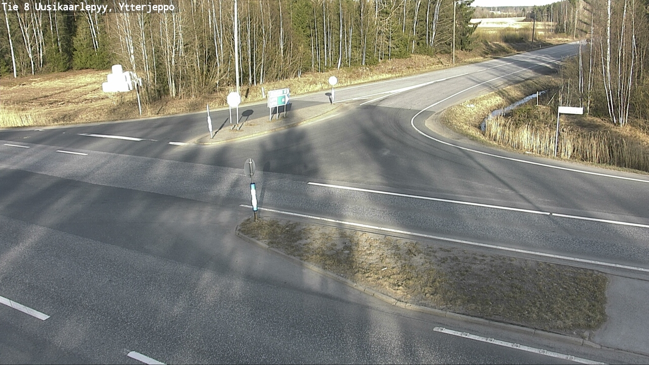 Weather Camera Image Väg 8 Nykarleby, Ytterjeppo, Uusikaarlepyy, Pohjanmaa