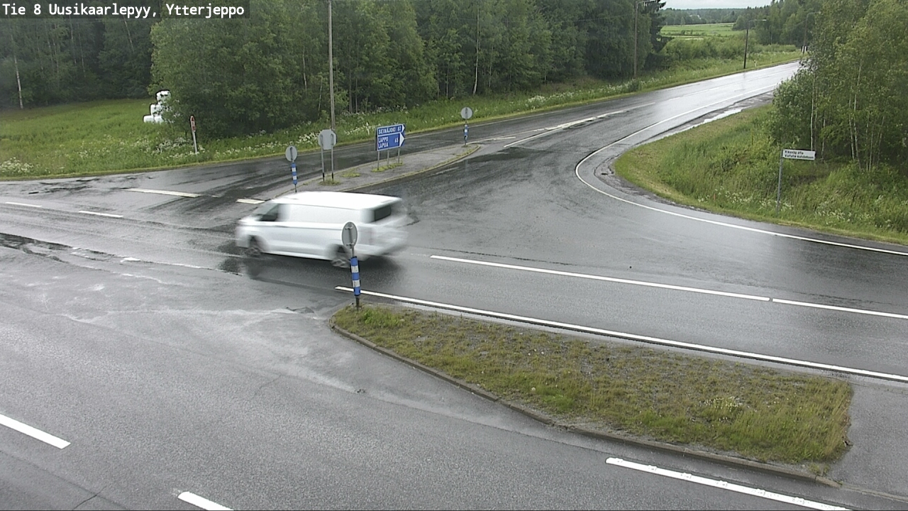 Weather Camera Image Väg 8 Nykarleby, Ytterjeppo, Uusikaarlepyy, Pohjanmaa