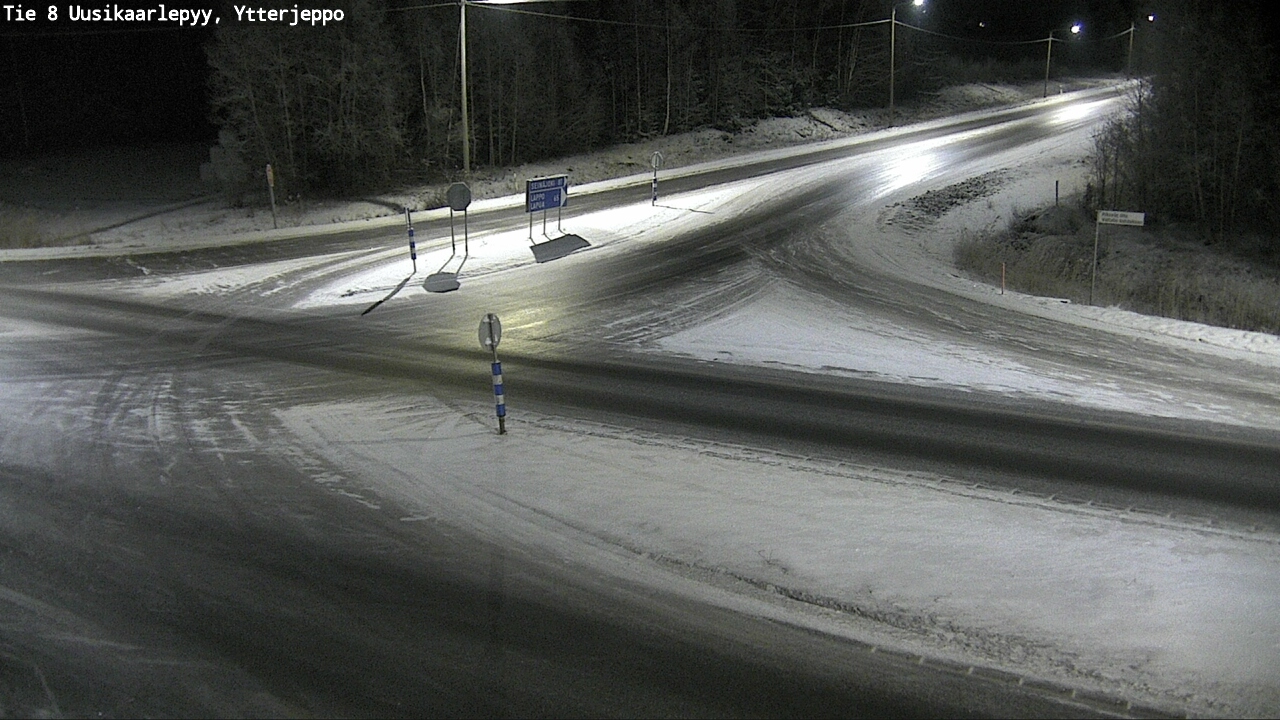 Kelikamerat Kuva Tie 8 Uusikaarlepyy, Ytterjeppo, Uusikaarlepyy, Pohjanmaa
