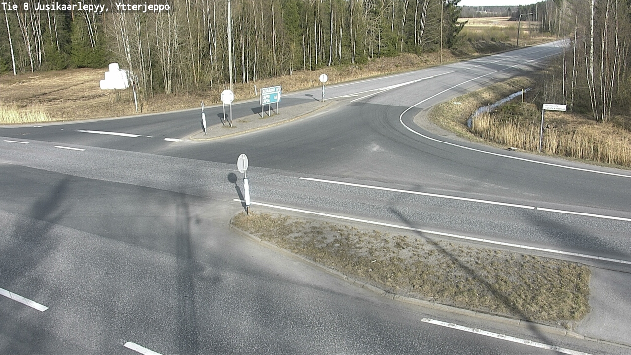 Weather Camera Image Väg 8 Nykarleby, Ytterjeppo, Uusikaarlepyy, Pohjanmaa
