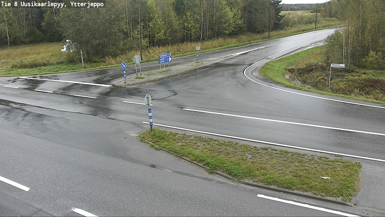 Weather Camera Image Road 8 Uusikaarlepyy, Ytterjeppo, Uusikaarlepyy, Pohjanmaa