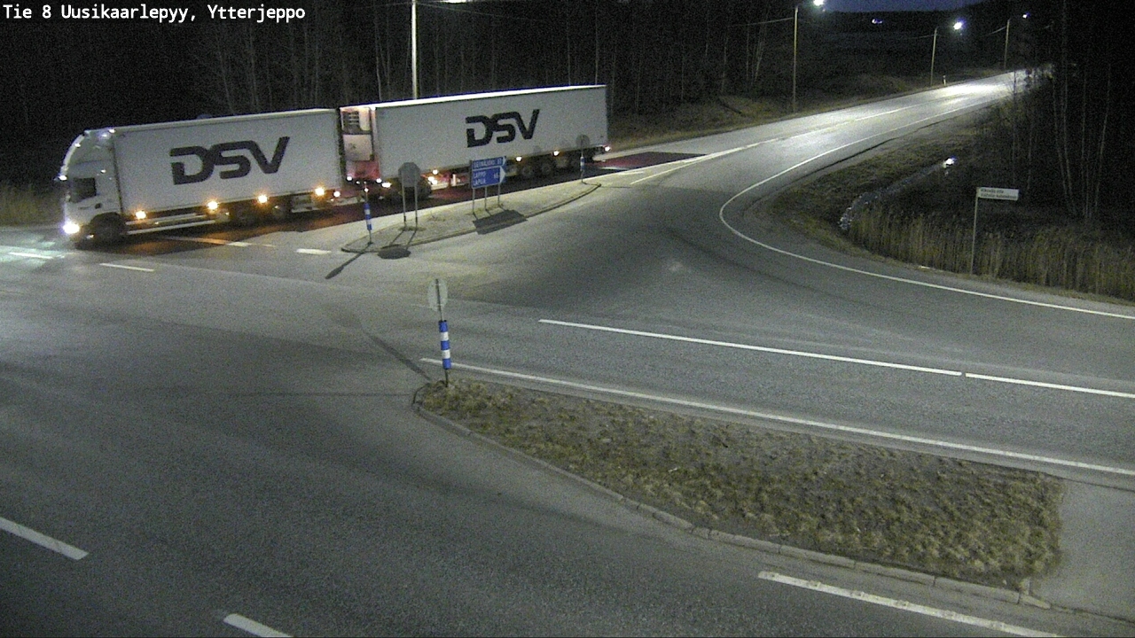 Weather Camera Image Väg 8 Nykarleby, Ytterjeppo, Uusikaarlepyy, Pohjanmaa