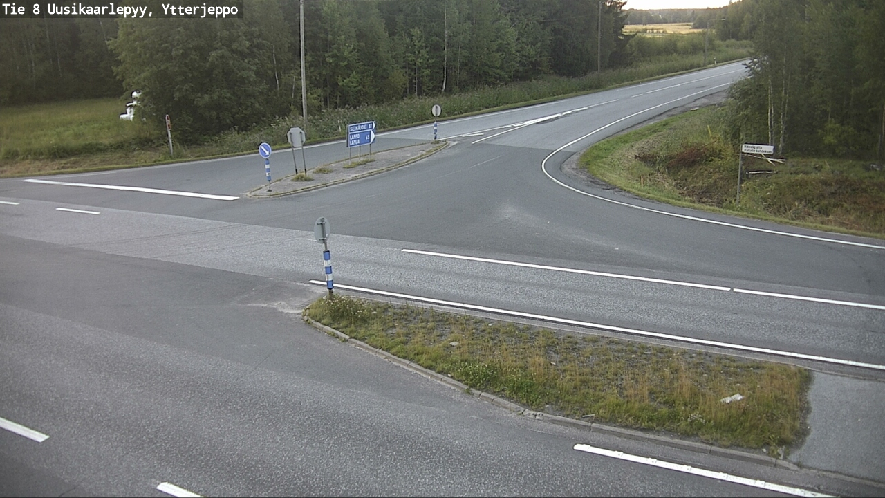 Weather Camera Image Road 8 Uusikaarlepyy, Ytterjeppo, Uusikaarlepyy, Pohjanmaa