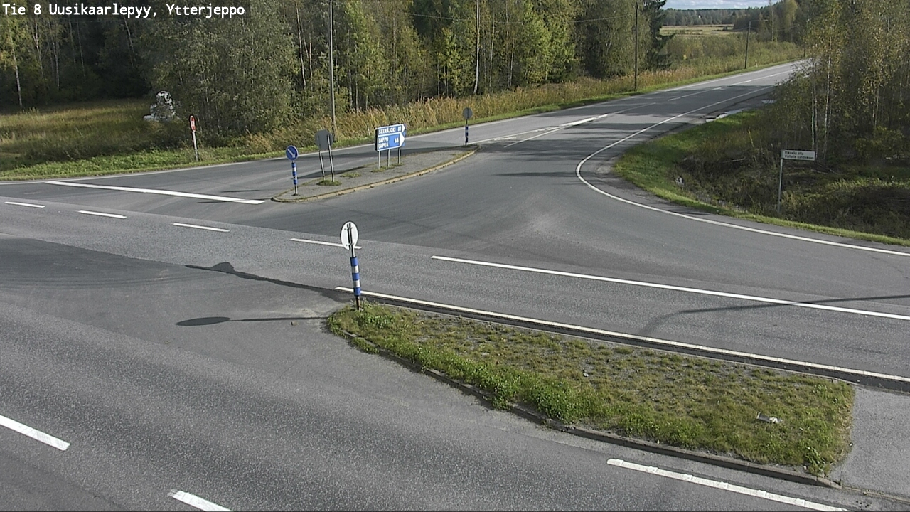 Kelikamerat Kuva Tie 8 Uusikaarlepyy, Ytterjeppo, Uusikaarlepyy, Pohjanmaa