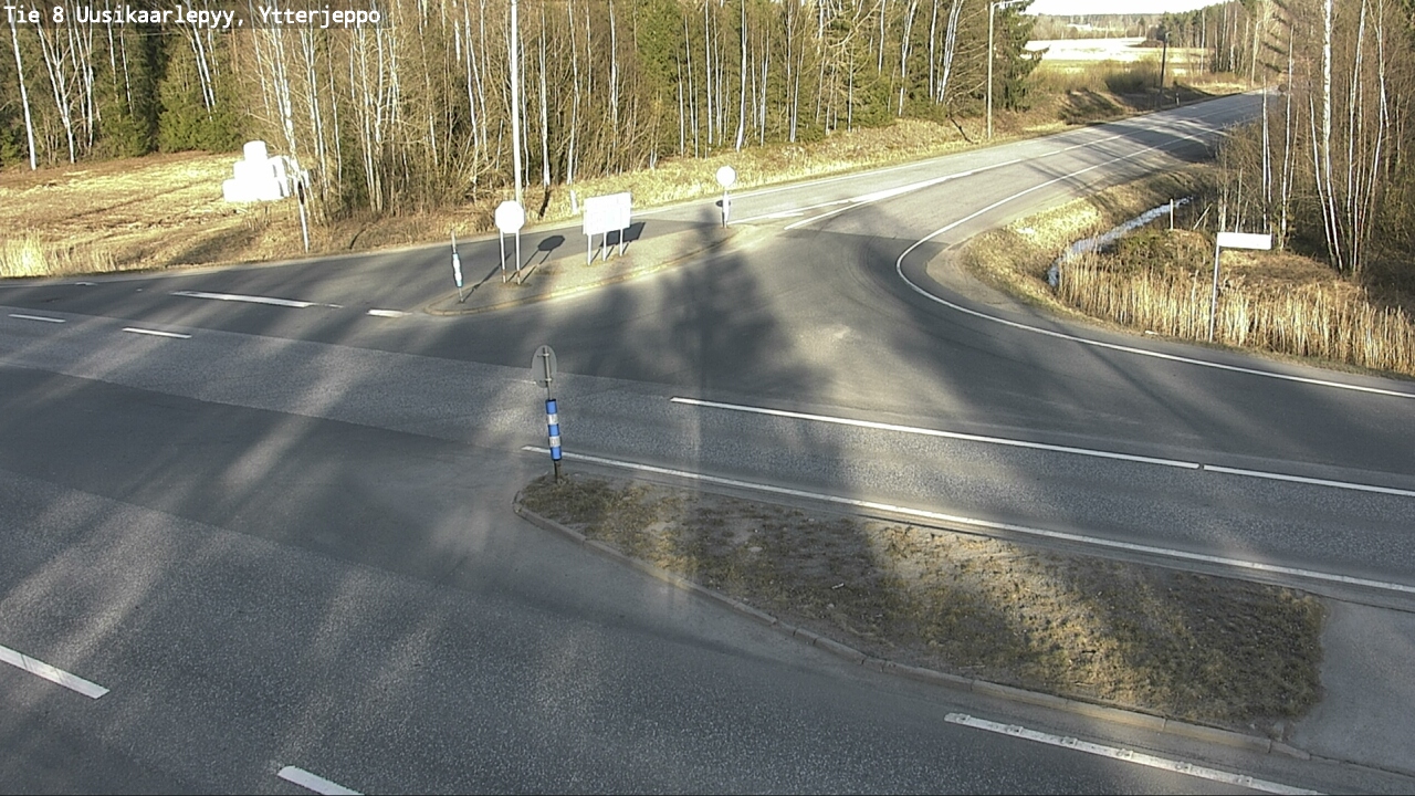 Weather Camera Image Väg 8 Nykarleby, Ytterjeppo, Uusikaarlepyy, Pohjanmaa