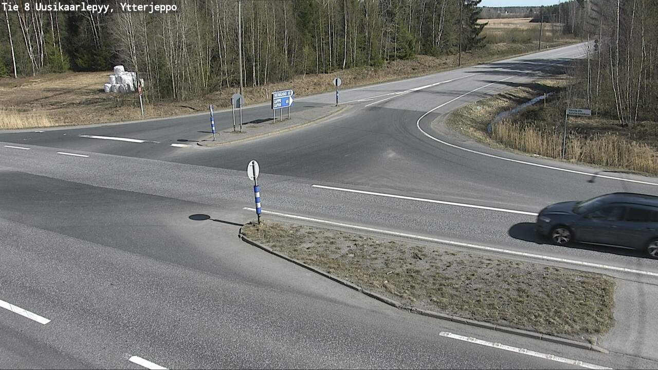 Weather Camera Image Väg 8 Nykarleby, Ytterjeppo, Uusikaarlepyy, Pohjanmaa