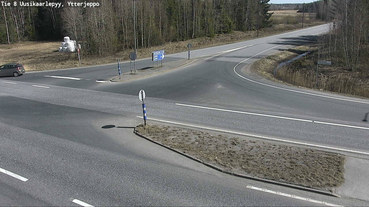 Weather Camera Image Väg 8 Nykarleby, Ytterjeppo, Uusikaarlepyy, Pohjanmaa