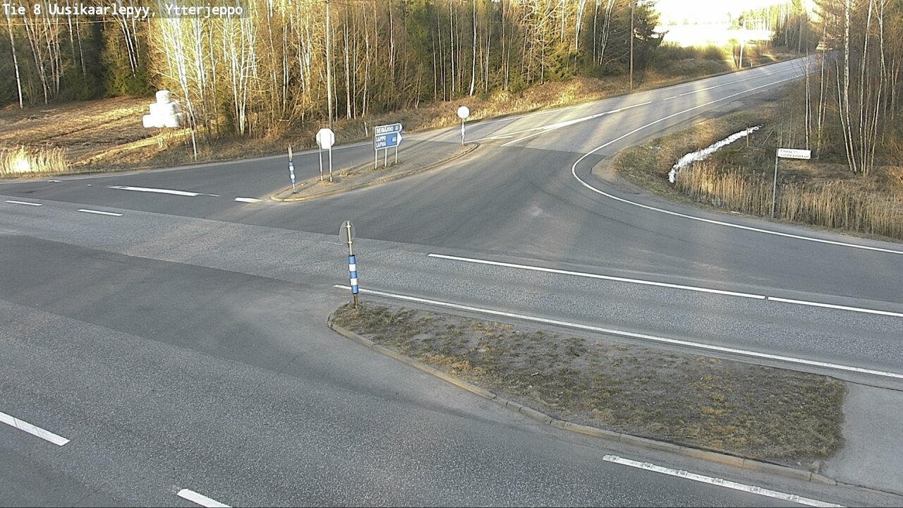 Weather Camera Image Väg 8 Nykarleby, Ytterjeppo, Uusikaarlepyy, Pohjanmaa
