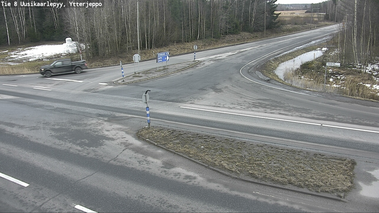 Weather Camera Image Väg 8 Nykarleby, Ytterjeppo, Uusikaarlepyy, Pohjanmaa