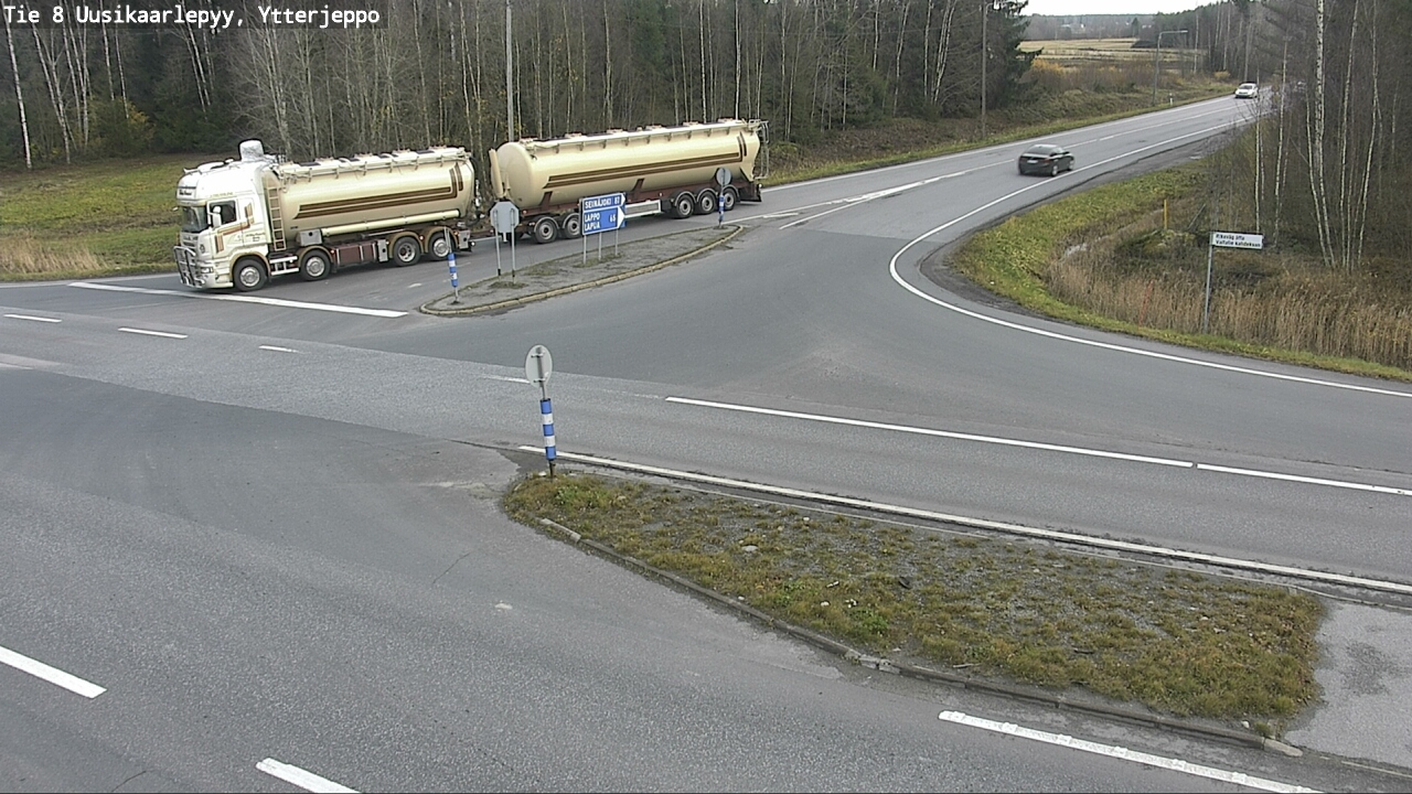 Kelikamerat Kuva Tie 8 Uusikaarlepyy, Ytterjeppo, Uusikaarlepyy, Pohjanmaa