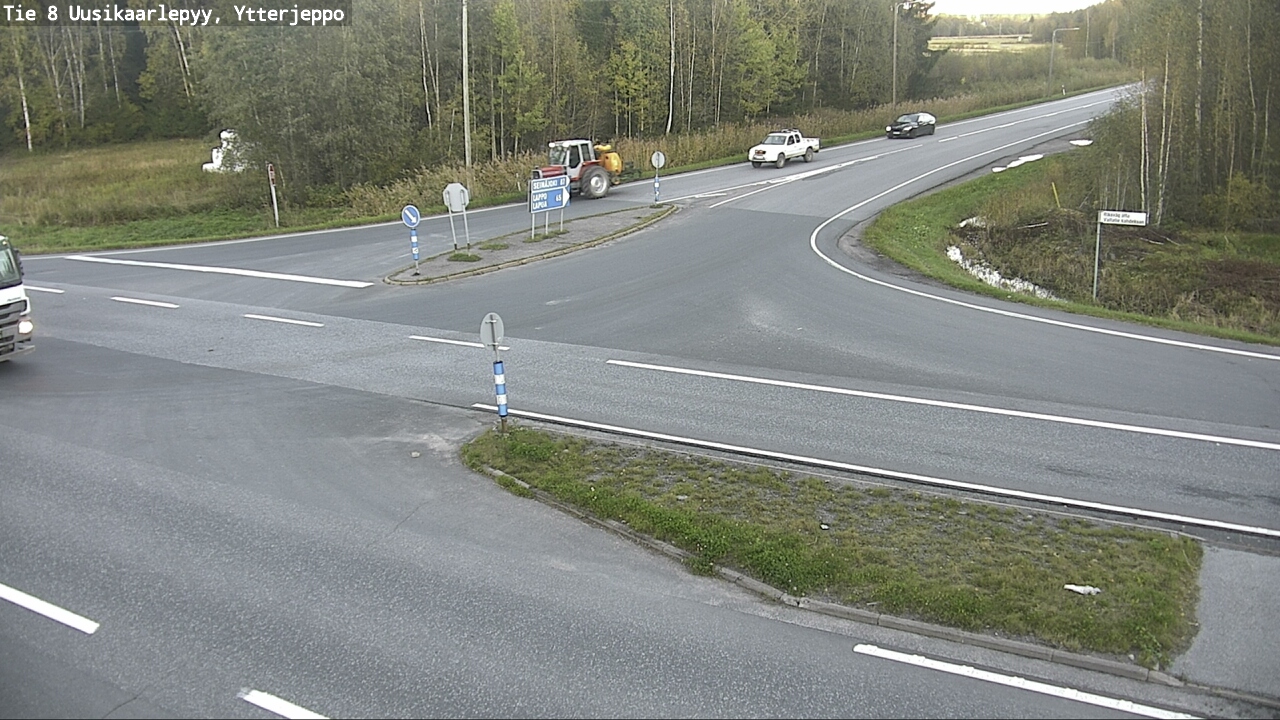 Weather Camera Image Väg 8 Nykarleby, Ytterjeppo, Uusikaarlepyy, Pohjanmaa