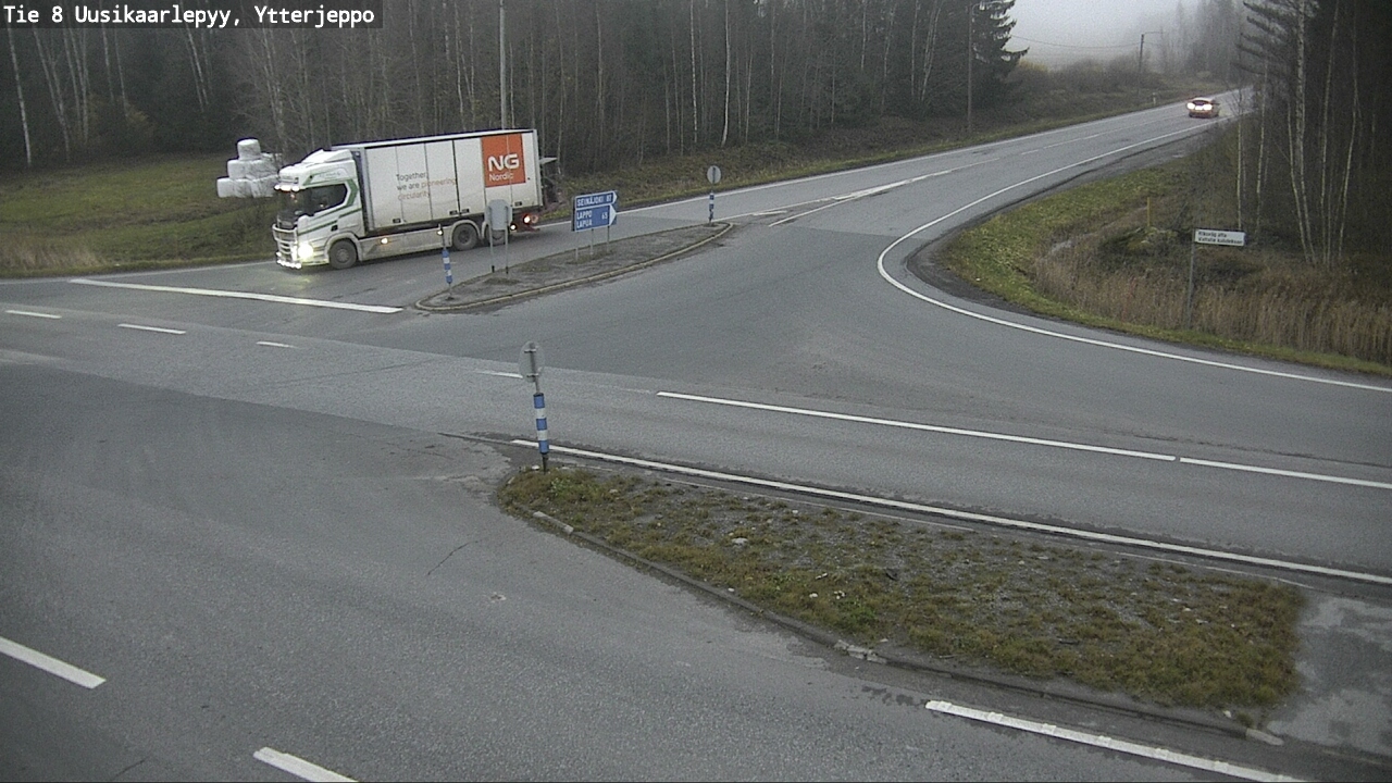 Kelikamerat Kuva Tie 8 Uusikaarlepyy, Ytterjeppo, Uusikaarlepyy, Pohjanmaa