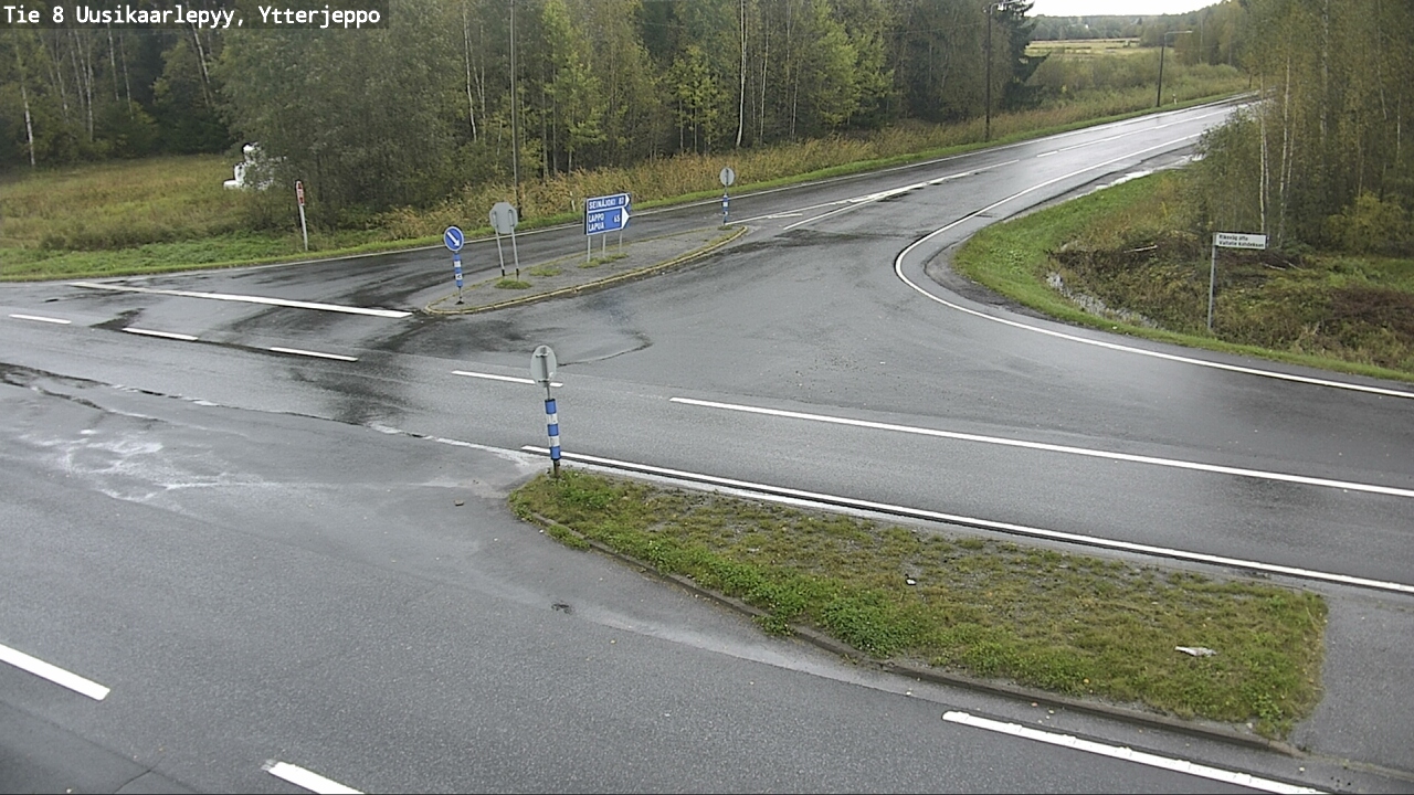 Weather Camera Image Road 8 Uusikaarlepyy, Ytterjeppo, Uusikaarlepyy, Pohjanmaa