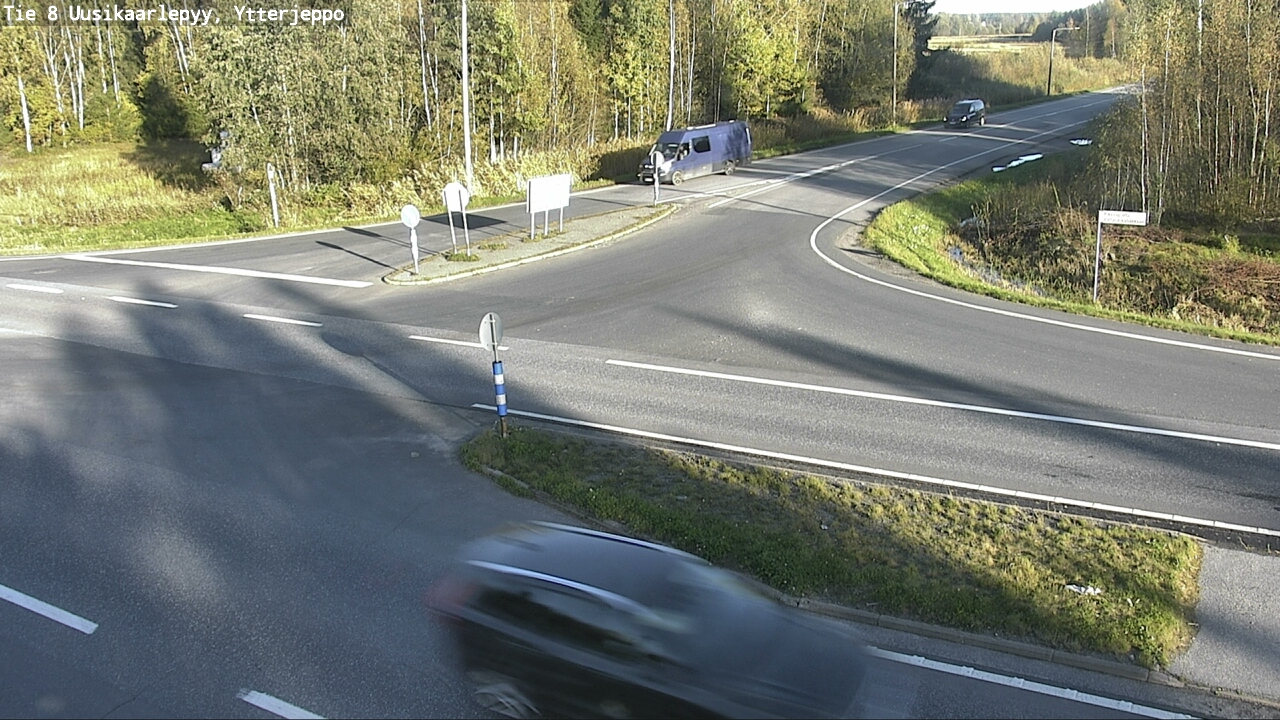 Weather Camera Image Road 8 Uusikaarlepyy, Ytterjeppo, Uusikaarlepyy, Pohjanmaa