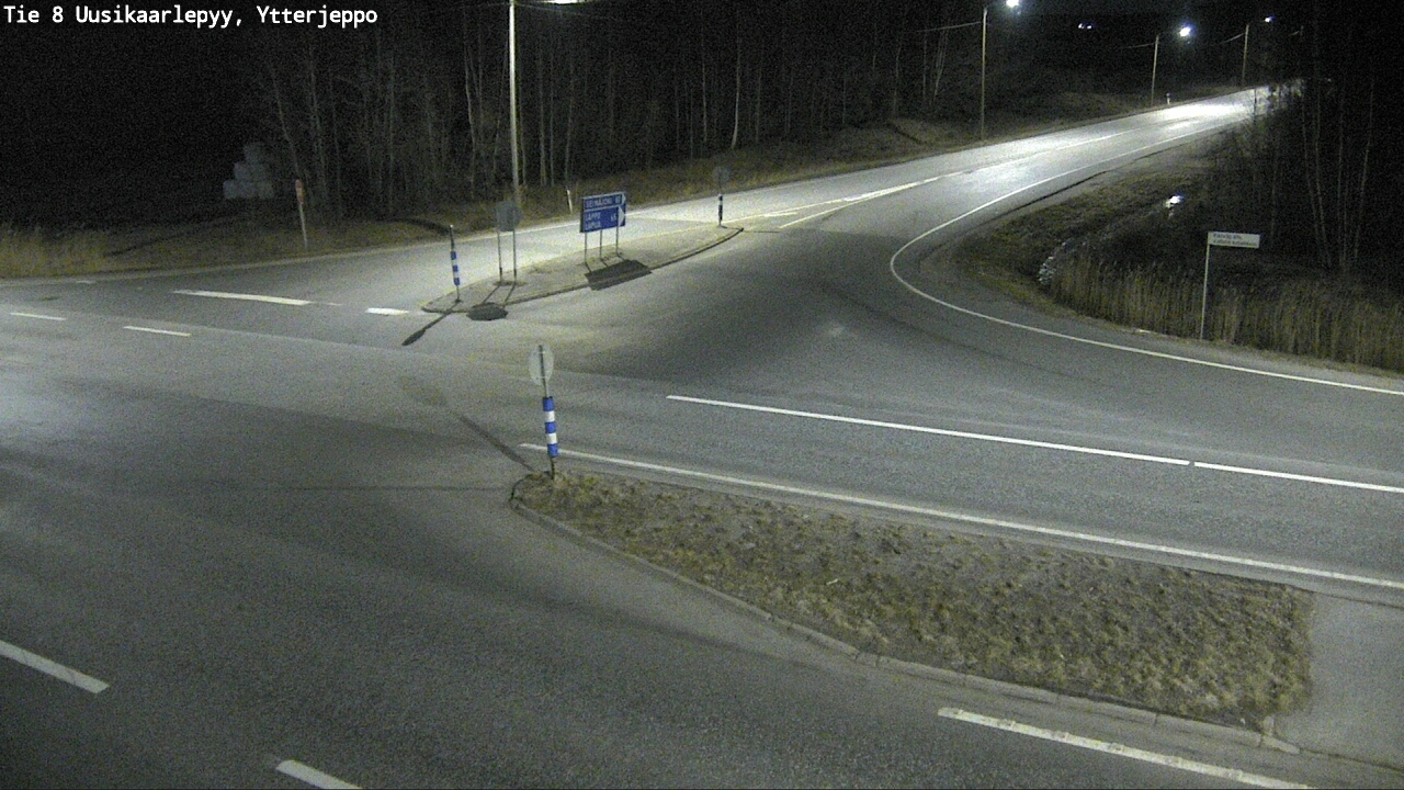 Weather Camera Image Väg 8 Nykarleby, Ytterjeppo, Uusikaarlepyy, Pohjanmaa