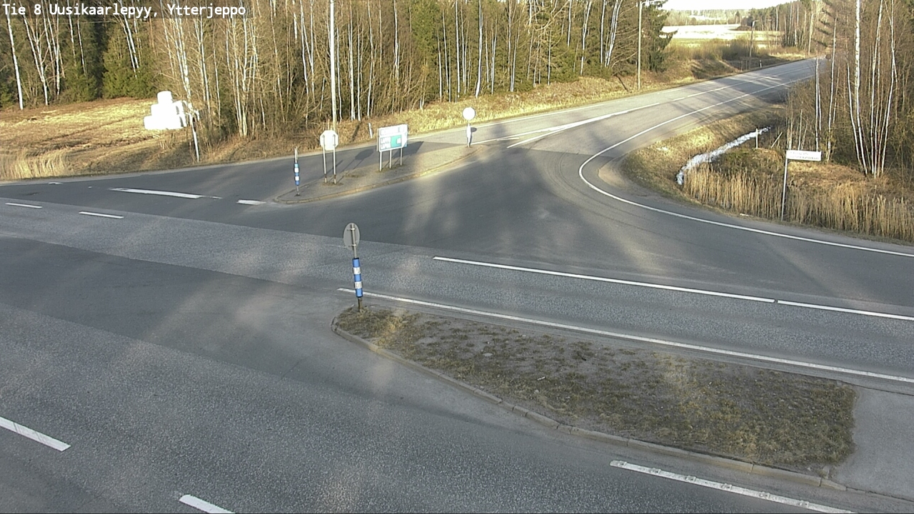 Weather Camera Image Väg 8 Nykarleby, Ytterjeppo, Uusikaarlepyy, Pohjanmaa
