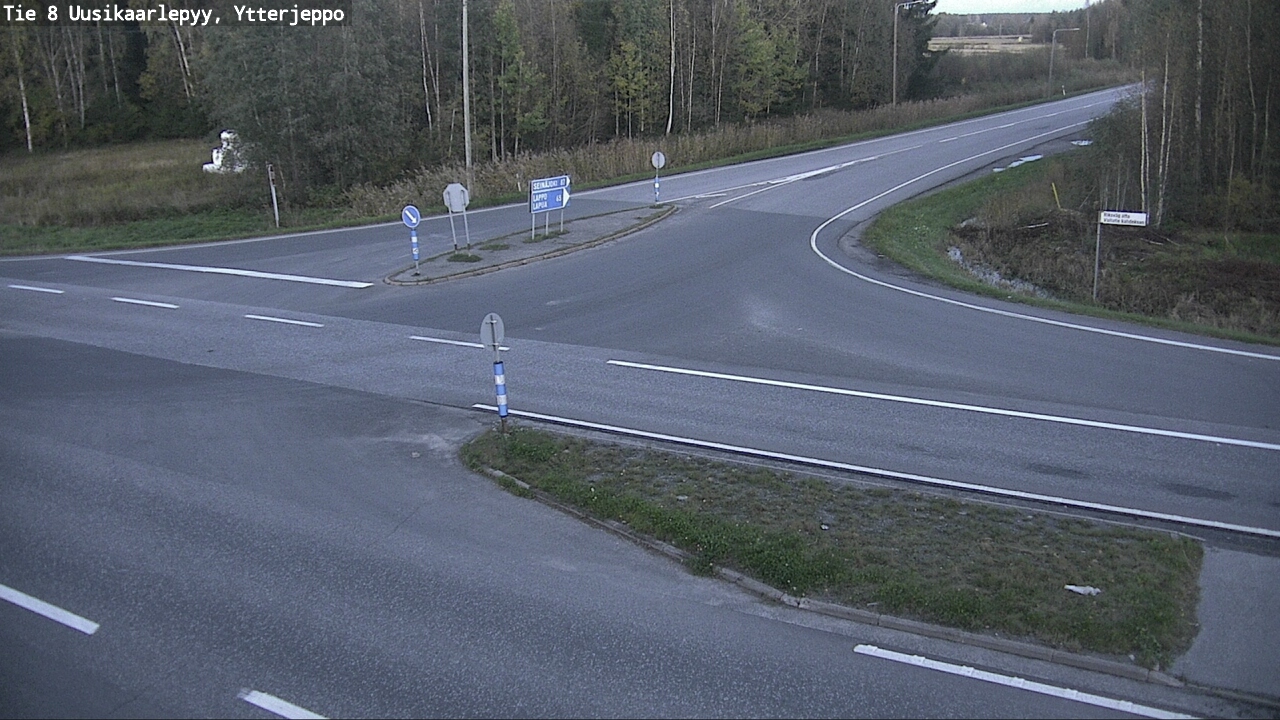 Weather Camera Image Väg 8 Nykarleby, Ytterjeppo, Uusikaarlepyy, Pohjanmaa