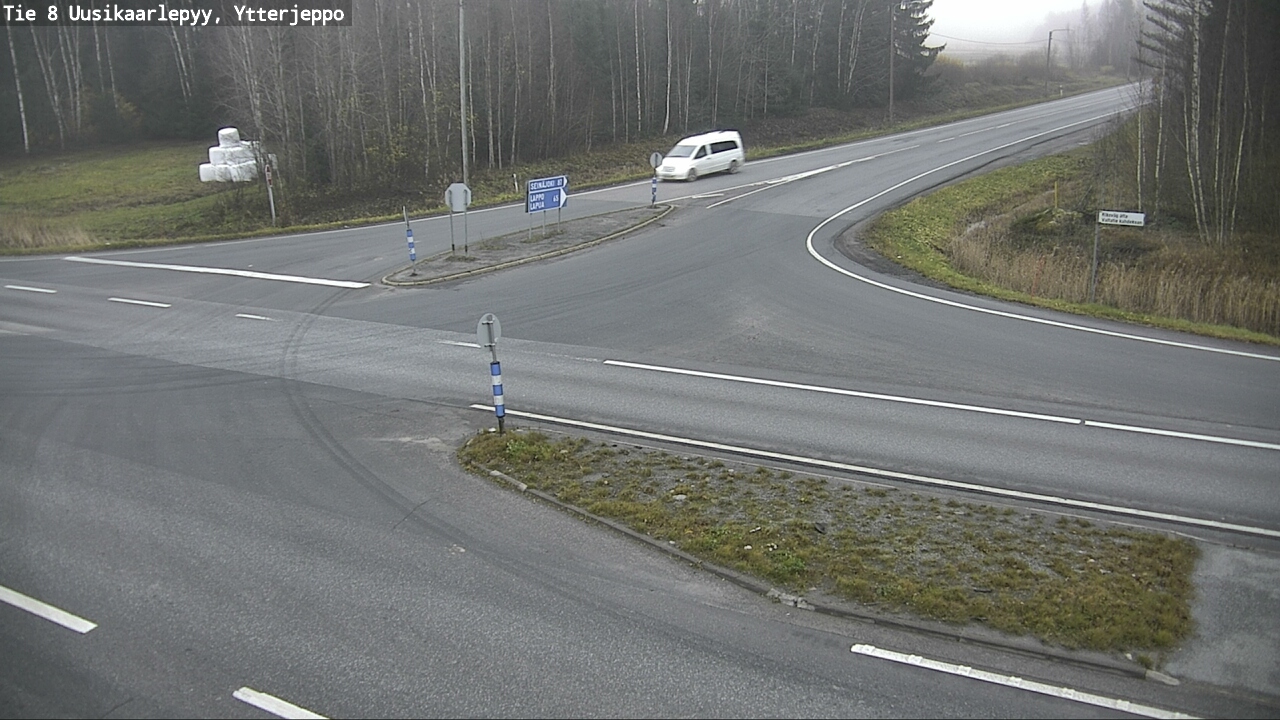 Kelikamerat Kuva Tie 8 Uusikaarlepyy, Ytterjeppo, Uusikaarlepyy, Pohjanmaa