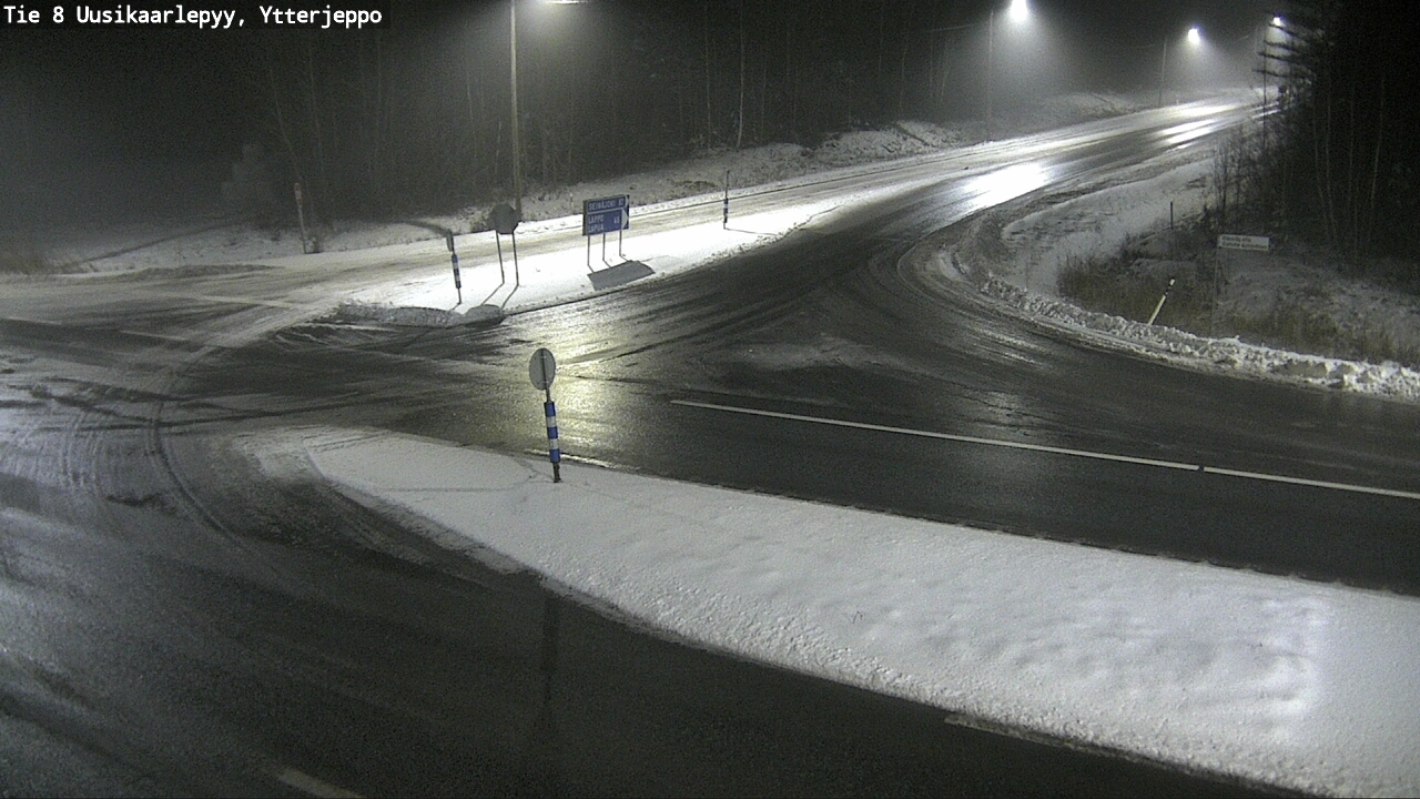 Kelikamerat Kuva Tie 8 Uusikaarlepyy, Ytterjeppo, Uusikaarlepyy, Pohjanmaa