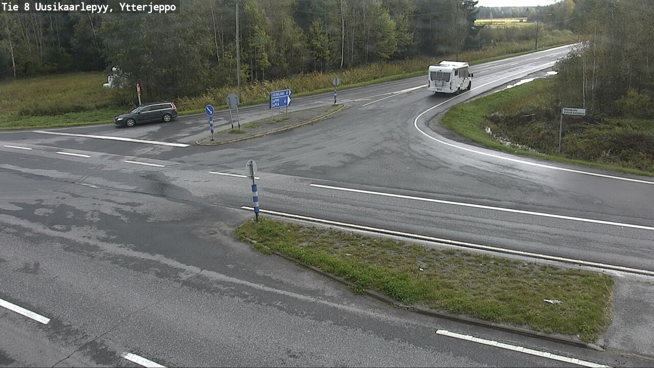 Kelikamerat Kuva Tie 8 Uusikaarlepyy, Ytterjeppo, Uusikaarlepyy, Pohjanmaa