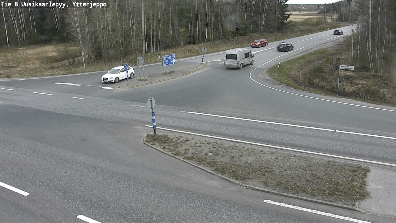Weather Camera Image Väg 8 Nykarleby, Ytterjeppo, Uusikaarlepyy, Pohjanmaa
