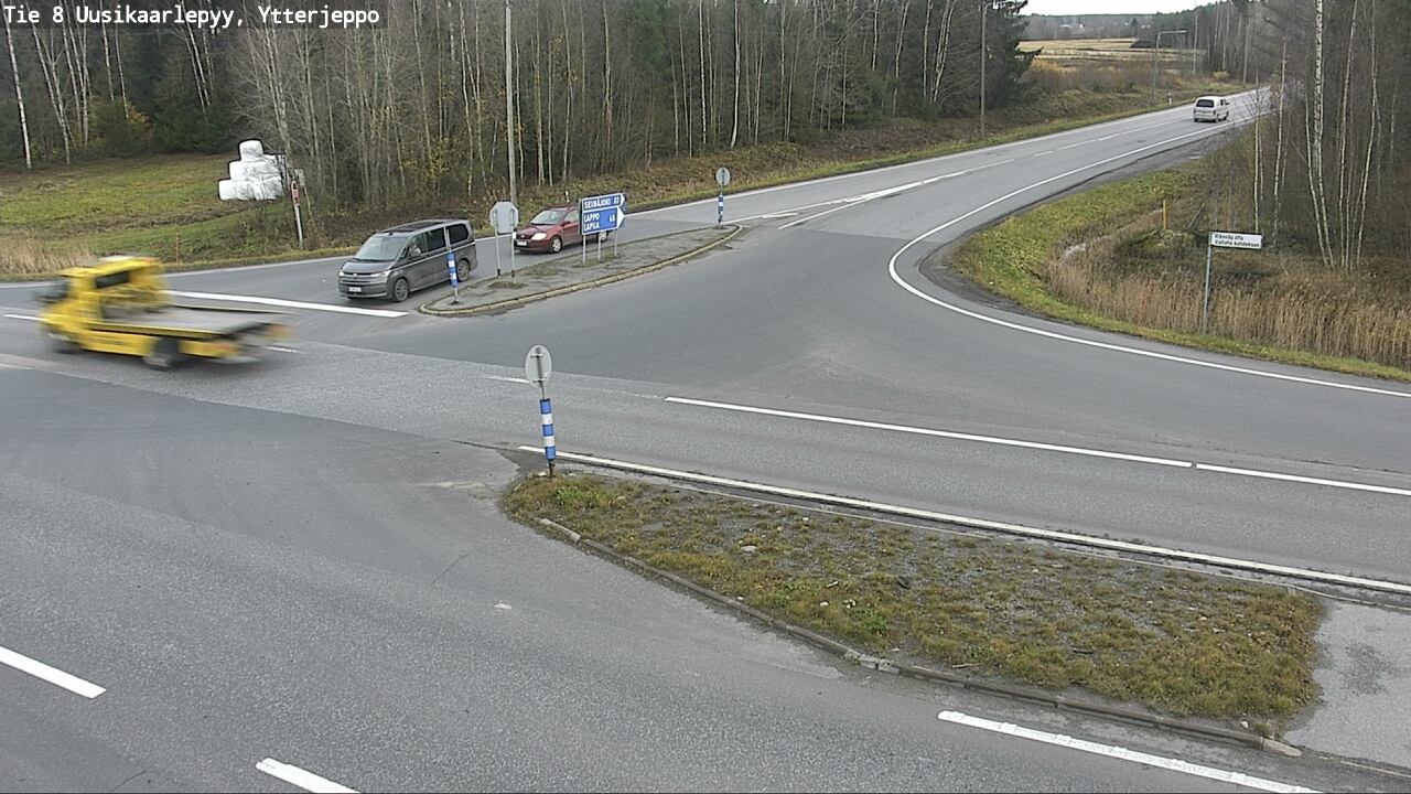 Kelikamerat Kuva Tie 8 Uusikaarlepyy, Ytterjeppo, Uusikaarlepyy, Pohjanmaa
