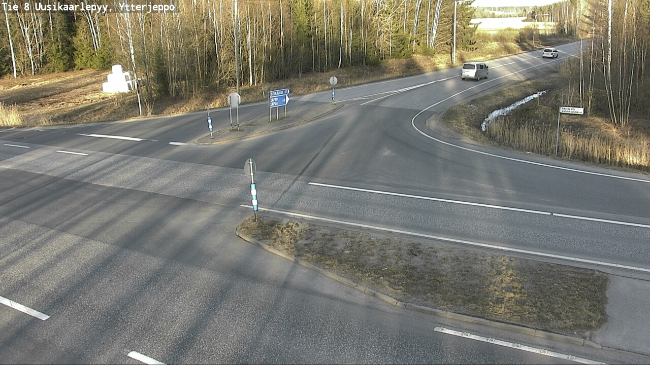 Weather Camera Image Väg 8 Nykarleby, Ytterjeppo, Uusikaarlepyy, Pohjanmaa