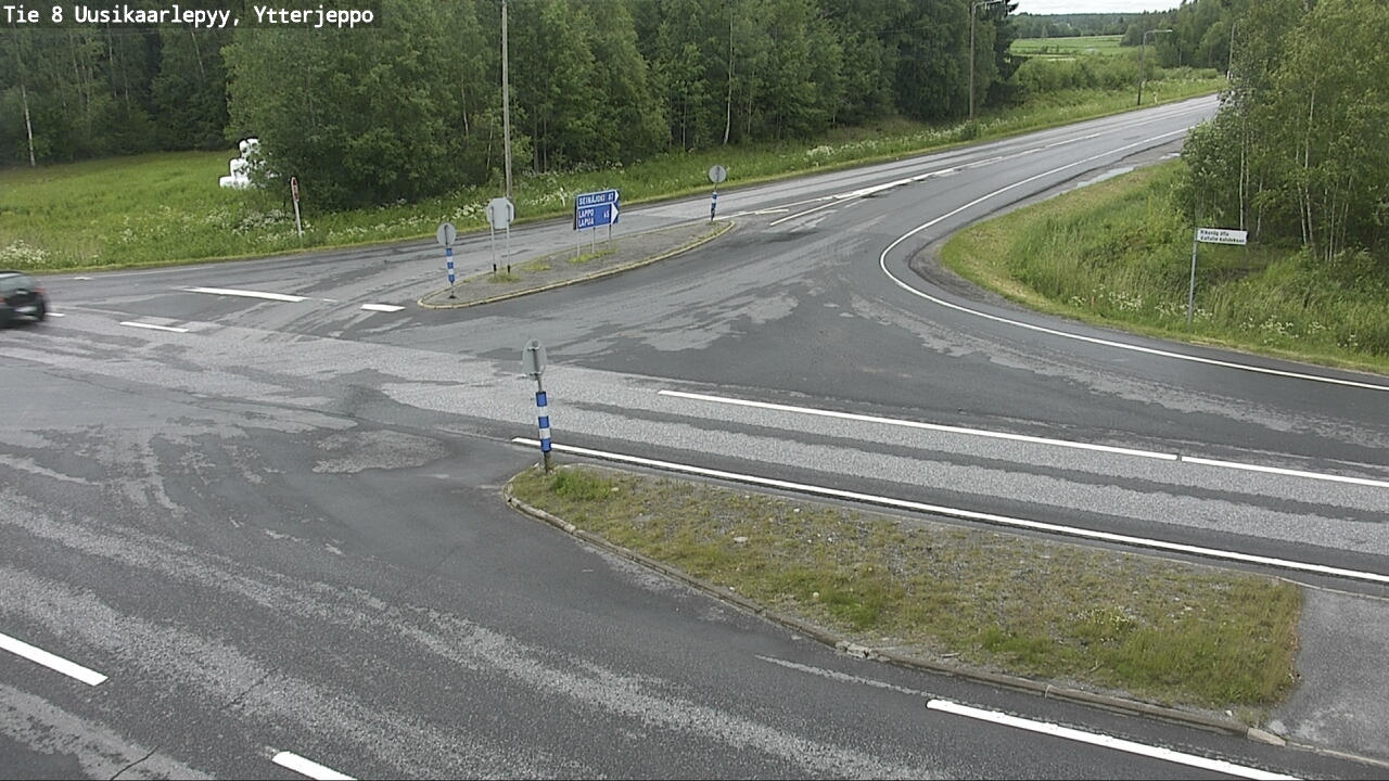 Weather Camera Image Road 8 Uusikaarlepyy, Ytterjeppo, Uusikaarlepyy, Pohjanmaa