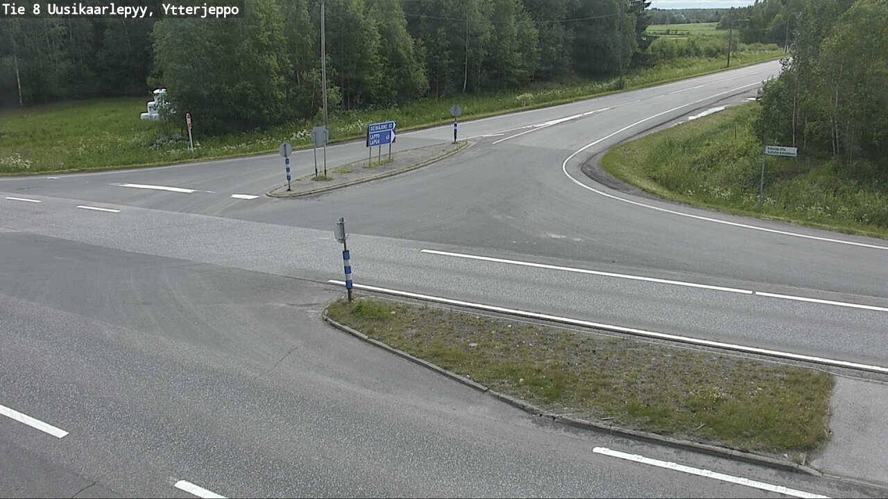 Weather Camera Image Road 8 Uusikaarlepyy, Ytterjeppo, Uusikaarlepyy, Pohjanmaa