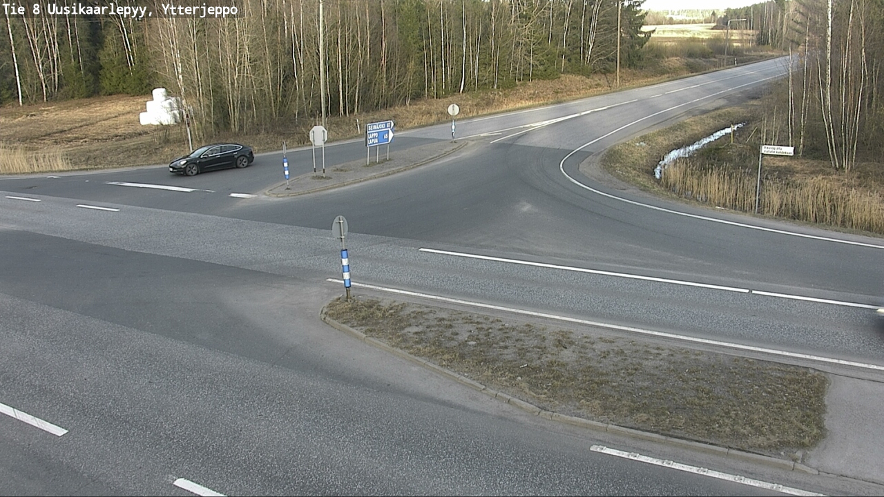 Weather Camera Image Väg 8 Nykarleby, Ytterjeppo, Uusikaarlepyy, Pohjanmaa