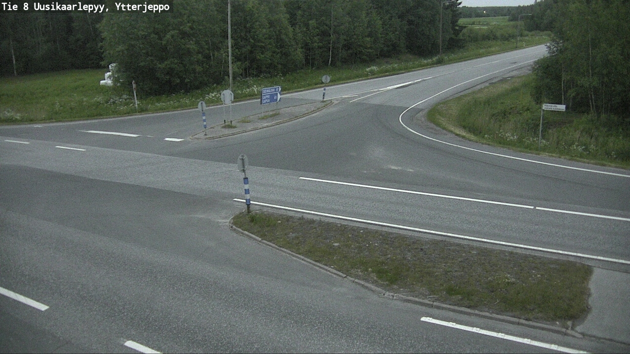 Kelikamerat Kuva Tie 8 Uusikaarlepyy, Ytterjeppo, Uusikaarlepyy, Pohjanmaa