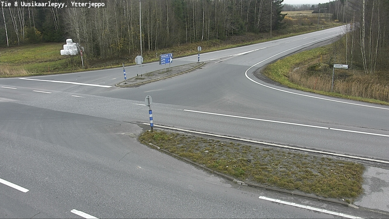 Kelikamerat Kuva Tie 8 Uusikaarlepyy, Ytterjeppo, Uusikaarlepyy, Pohjanmaa