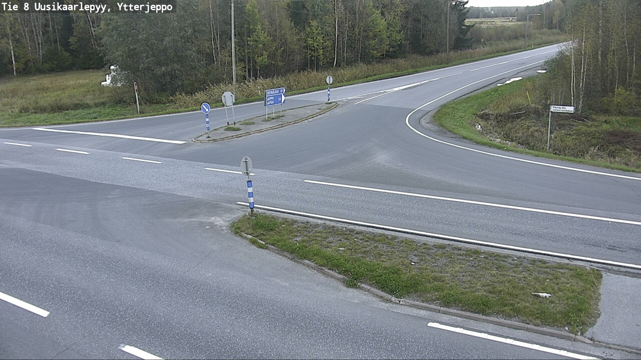 Kelikamerat Kuva Tie 8 Uusikaarlepyy, Ytterjeppo, Uusikaarlepyy, Pohjanmaa