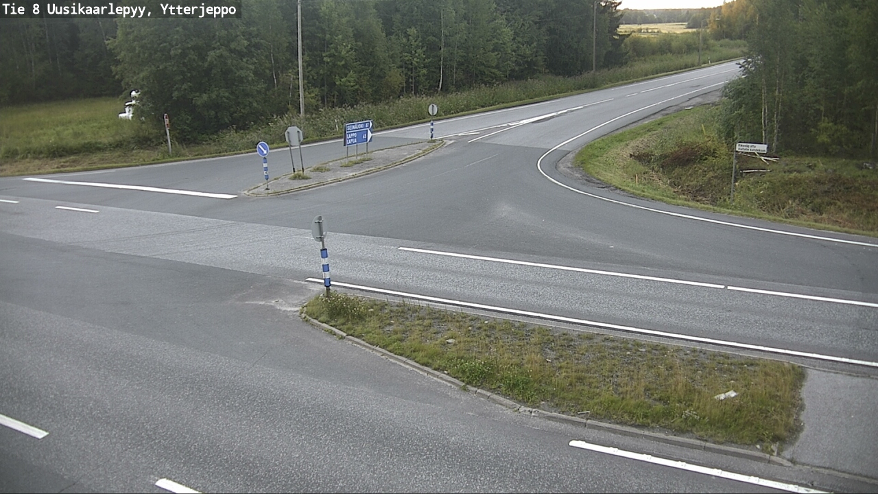 Weather Camera Image Road 8 Uusikaarlepyy, Ytterjeppo, Uusikaarlepyy, Pohjanmaa