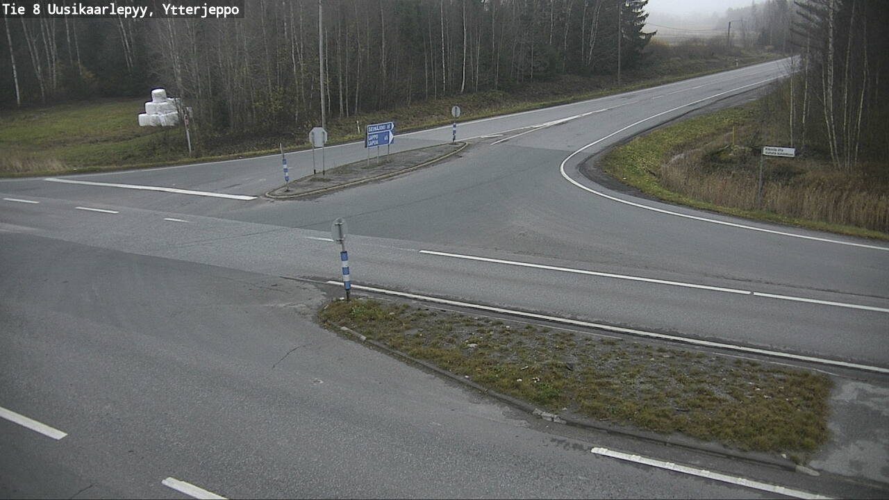 Kelikamerat Kuva Tie 8 Uusikaarlepyy, Ytterjeppo, Uusikaarlepyy, Pohjanmaa