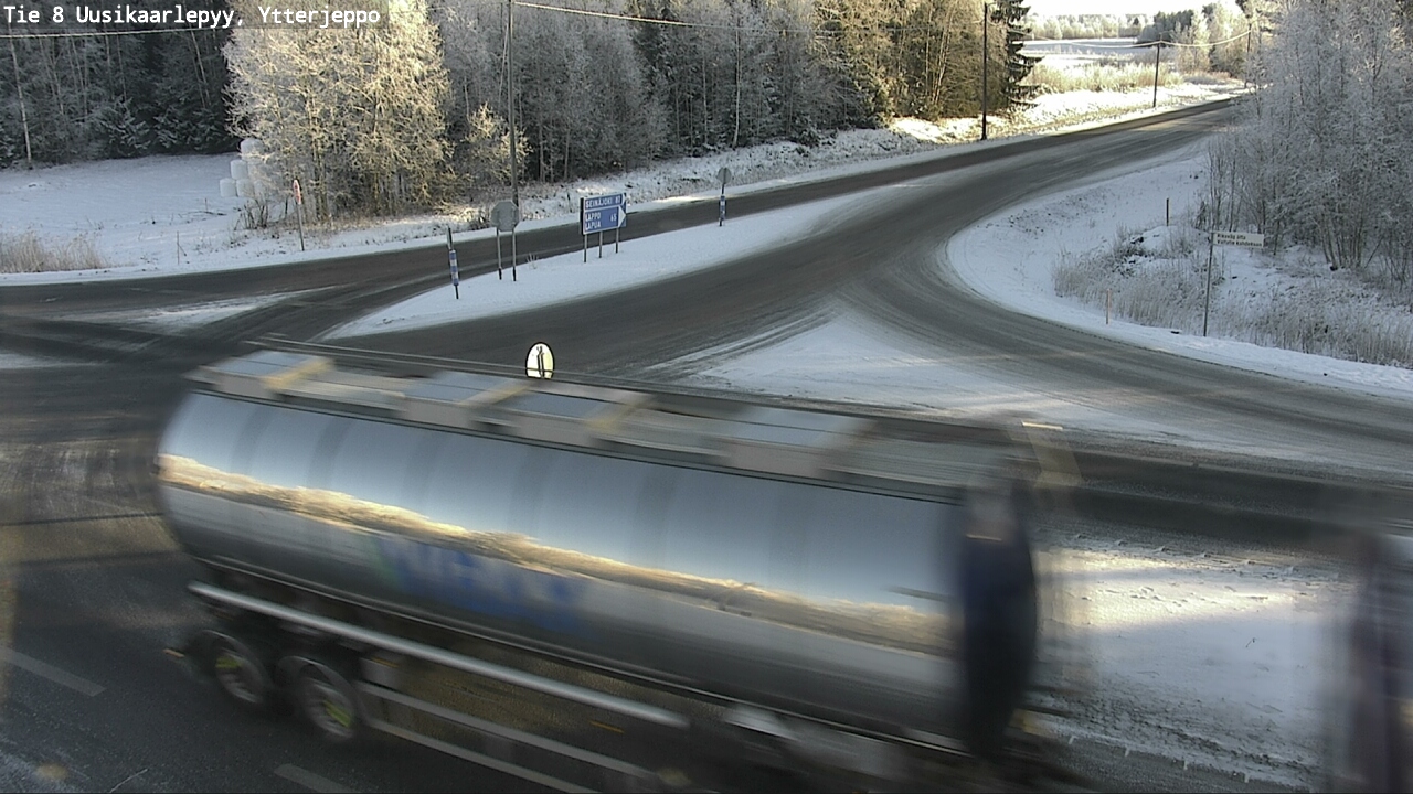 Weather Camera Image Väg 8 Nykarleby, Ytterjeppo, Uusikaarlepyy, Pohjanmaa