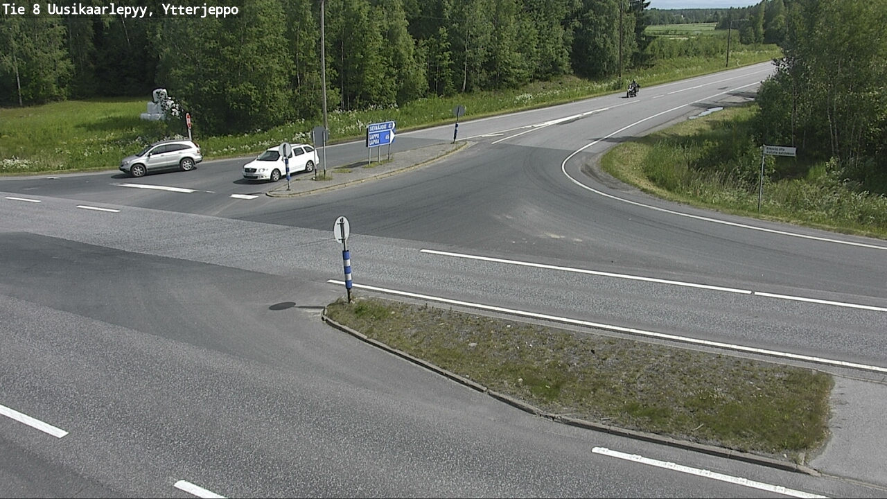 Weather Camera Image Road 8 Uusikaarlepyy, Ytterjeppo, Uusikaarlepyy, Pohjanmaa