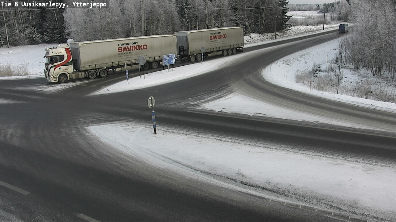 Kelikamerat Kuva Tie 8 Uusikaarlepyy, Ytterjeppo, Uusikaarlepyy, Pohjanmaa