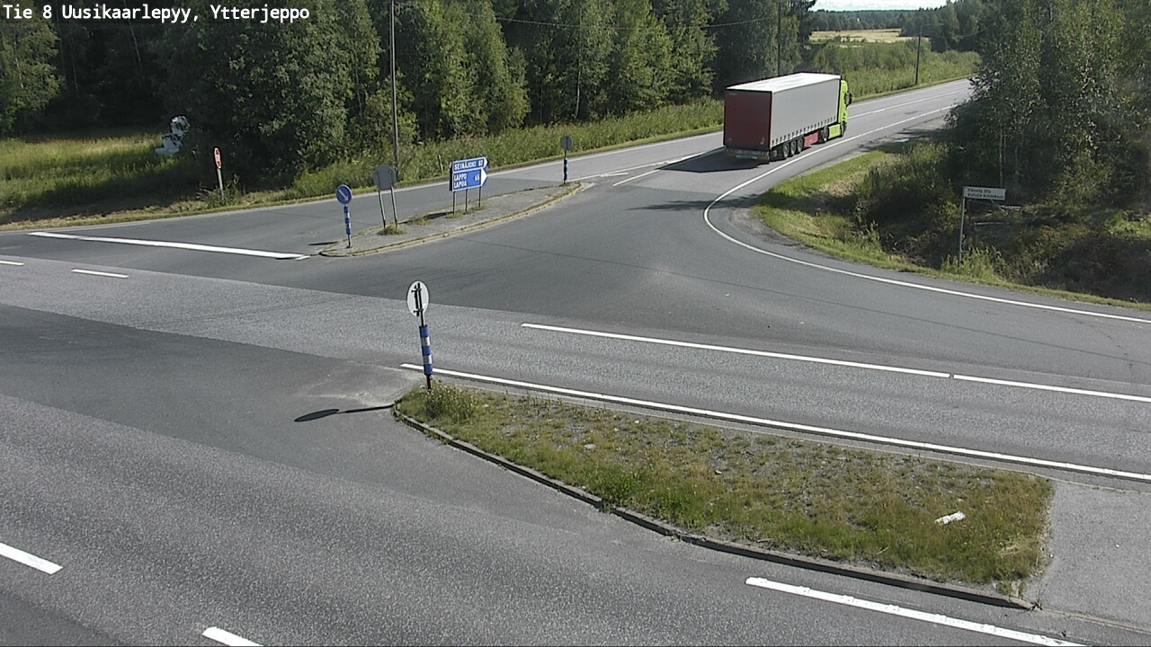 Kelikamerat Kuva Tie 8 Uusikaarlepyy, Ytterjeppo, Uusikaarlepyy, Pohjanmaa