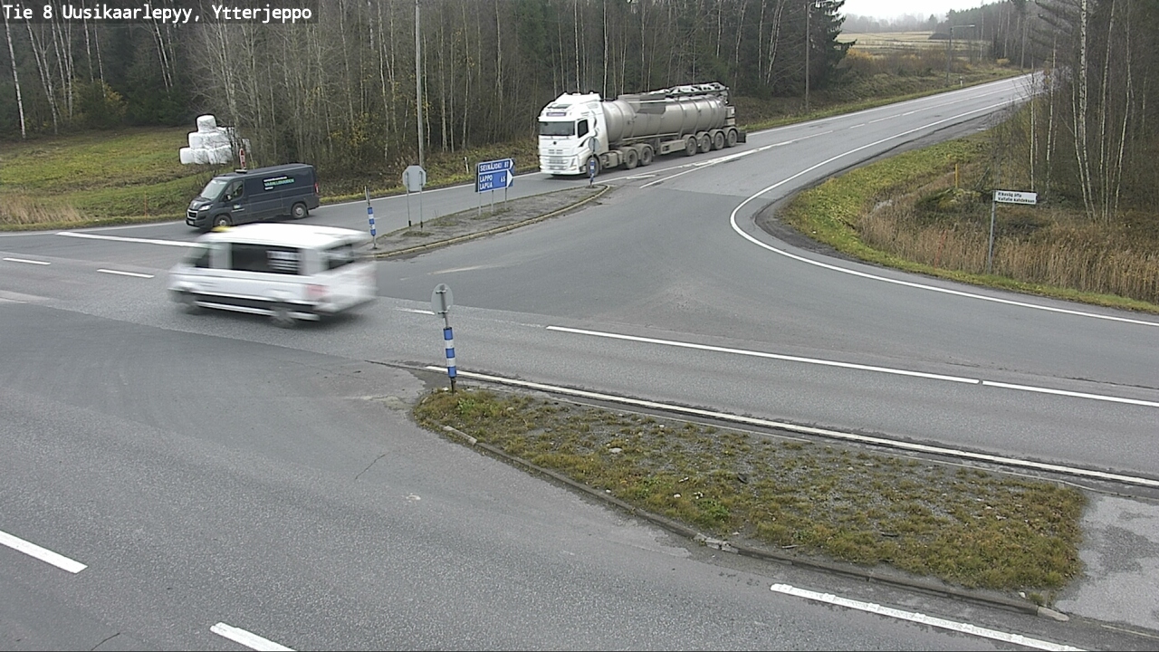 Kelikamerat Kuva Tie 8 Uusikaarlepyy, Ytterjeppo, Uusikaarlepyy, Pohjanmaa